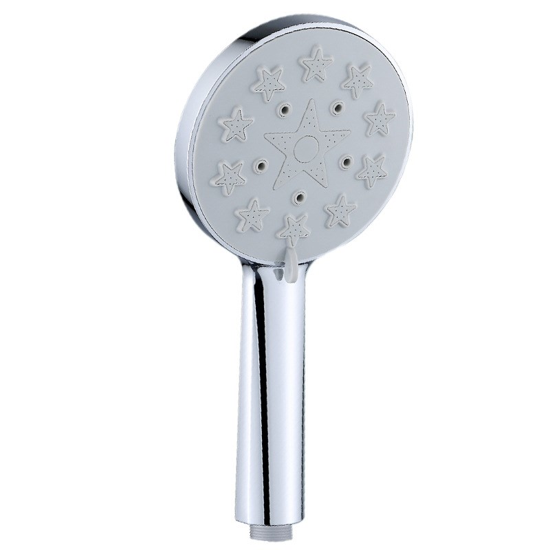 新款五档增压大面板花洒喷头加压浴室家用淋浴头大出水量莲蓬头