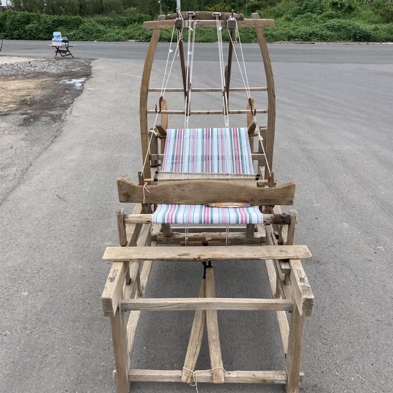 民俗老物件老织布机纺车工具配件纺线锭子旧茶托篦子刷子梭子道具图片