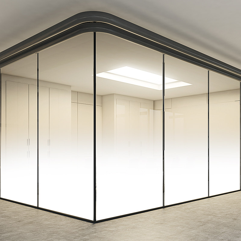 定制渐变贴膜办公室彩色玻璃贴膜uv静电贴橱窗半透明防撞装饰贴纸