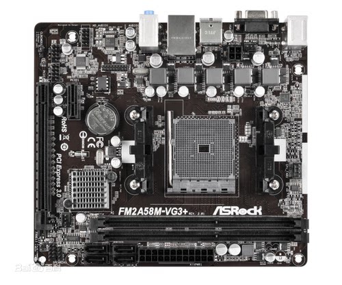●GeFeng●华擎FM2A58M-VG3+ R2.0 DDR3全集成FM2+主板 小板