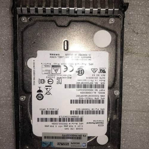 ●GeFeng●惠普300GB 15K SAS服务器硬盘EH0300JDXBA 2.5寸硬盘