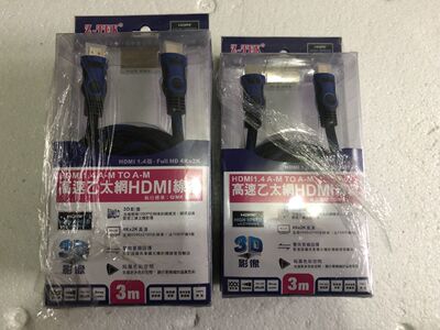 ●GeFeng●Z-TEK力特高速以太网HDMI高清线4K*2K 3米高清线