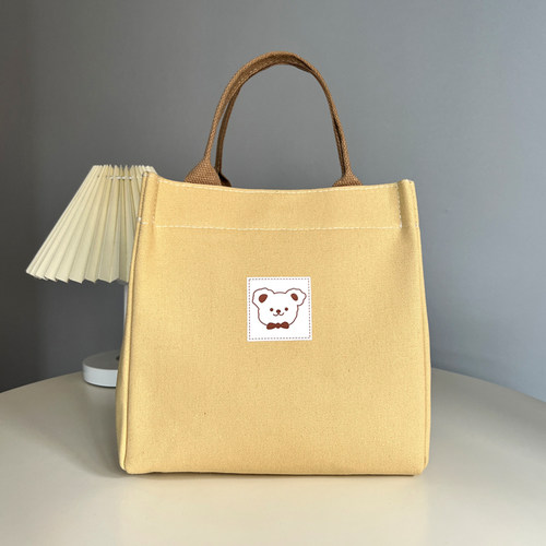 帆布包女包手提包小包便当包妈咪包帆布袋定制定做手拎小包休闲包