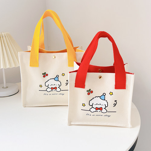 凯旋者时尚手提包小包便当包帆布包妈咪包手拎包帆布袋定制印logo