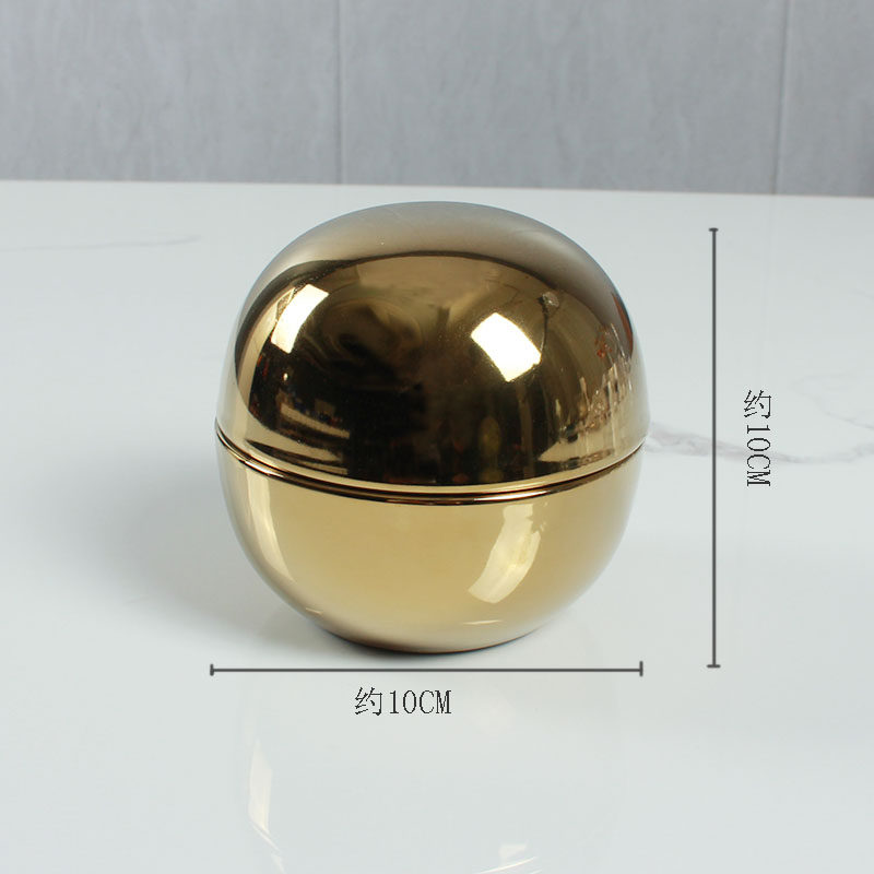 银色金色陶瓷蛋形球形碗盅软装摆设首饰盒电镀陶瓷摆件储物罐料理,餐饮具,碗,淘宝优惠券,粉丝福利购,淘宝优惠卷