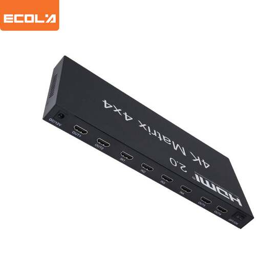 宜客莱（ECOLA）CB52-44 HDMI2.0 4K60Hz高清视频矩阵切换器