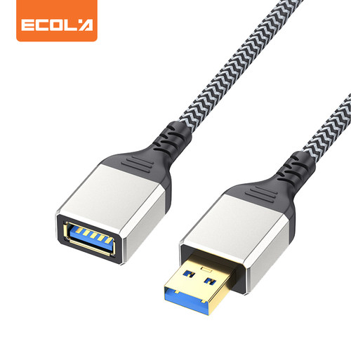 宜客莱（ECOLA）CB3-UU3-3 USB延长线USB3.0 镀金铝合金 纯铜 3米