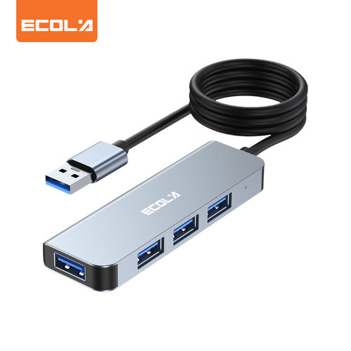 宜客莱（ECOLA）HUB34-012 USB3.0分线器 4口HUB集线器 1.2米