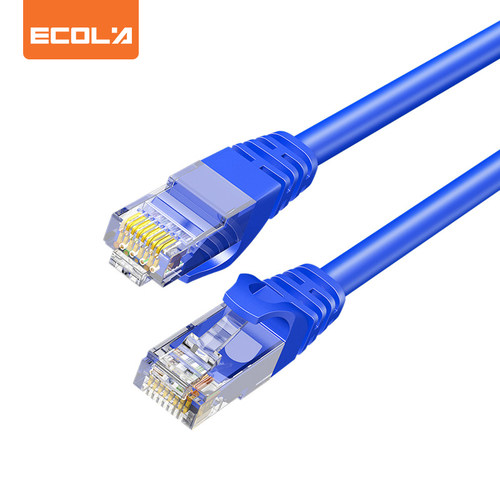 宜客莱（ECOLA）CB601 超六类网线 万兆非屏蔽 八芯 无氧铜 1.0米