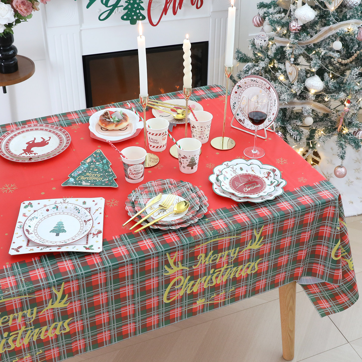 圣诞节装饰品一次性桌布儿童派对聚会场景布置长方形台布圣诞桌布,节庆用品/礼品,圣诞装饰品,淘宝优惠券,粉丝福利购,淘宝优惠卷