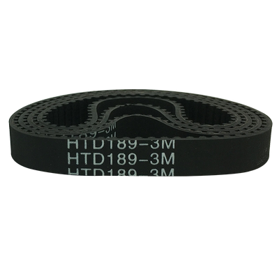 橡胶同步带HTD3M-189/192/195/198/201圆弧齿皮带传动带 节距=3mm