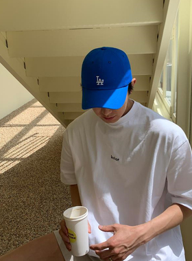 重磅男士简约潮t恤纯棉青少年白色短袖T恤宽松夏季320g半袖702