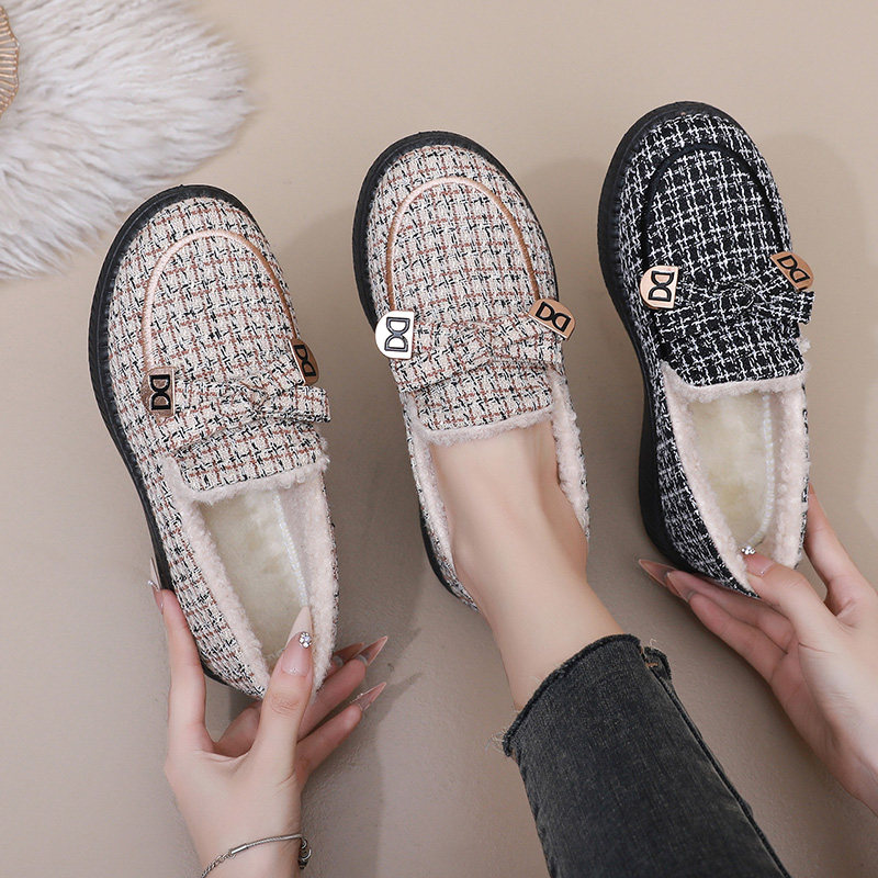 棉鞋女冬季加绒加厚保暖小香风老北京布鞋妈妈休闲棉靴中老年豆豆,女鞋,时尚雪地靴,淘宝优惠券,粉丝福利购,淘宝优惠卷