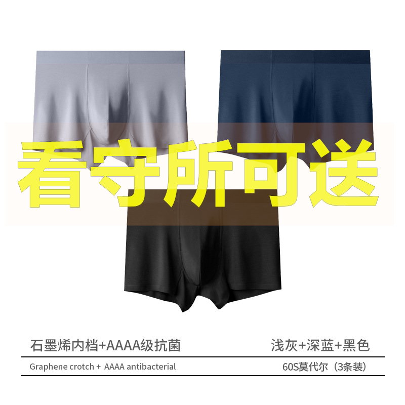 狱看守所男士内裤莫代尔