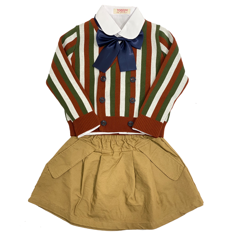 童狮校服班服园服时尚双排扣