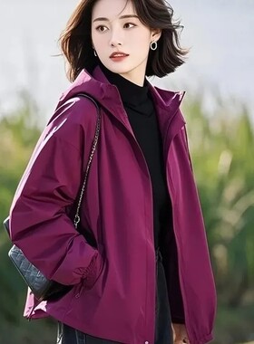 2026超火小个子超好看休闲设计感小众独特漂亮梅子色外套女早春季