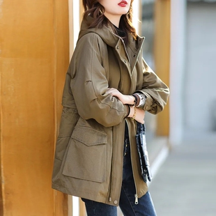 加绒加厚工装女士短外套2025冬季新款韩版宽松休闲百搭夹克上衣