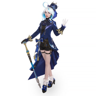 优派瑞原神芙宁娜黑芙水神cos
