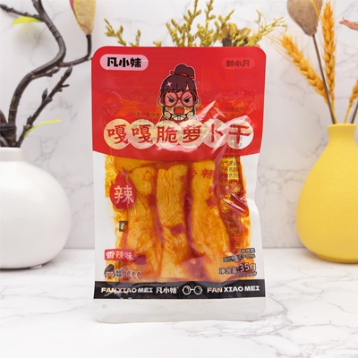 凡小妹香辣味嘎嘎脆萝卜干开袋即食素菜网红小吃休闲零食下饭神器