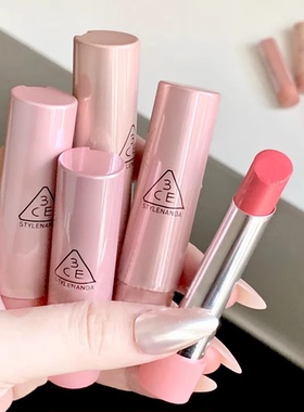 3CE好气色唇膏口红30滋润显白水光釉面镜面玻璃唇不易沾杯掉色女