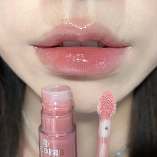 essence唇蜜镜面玻璃唇釉水光透明丰唇蜜09 雪绵豆沙01 保税