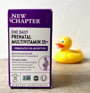 New Chapter新章Prenatal35岁以上孕妇孕期综合复合维生素35+叶酸