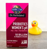Garden生命of花园Life三合一Probiotics益生菌Women s女性pH27.01