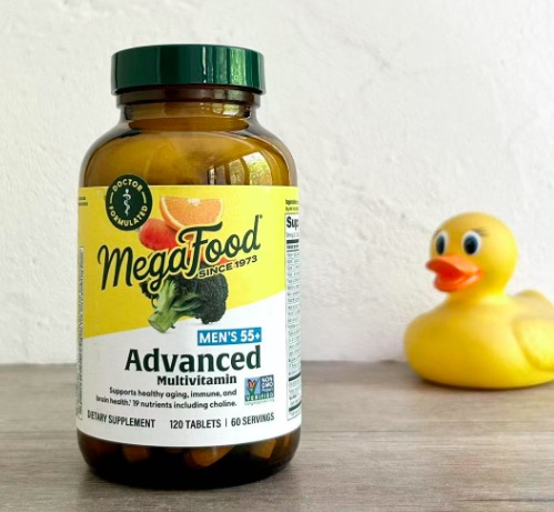 MegaFood男性55+Men55岁以上Advanced综合复合Multivitamin维生素