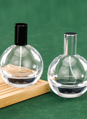 宇兮YUXI 香水喷雾瓶透明玻璃香水瓶卡口30/50/75ml球形分装空瓶