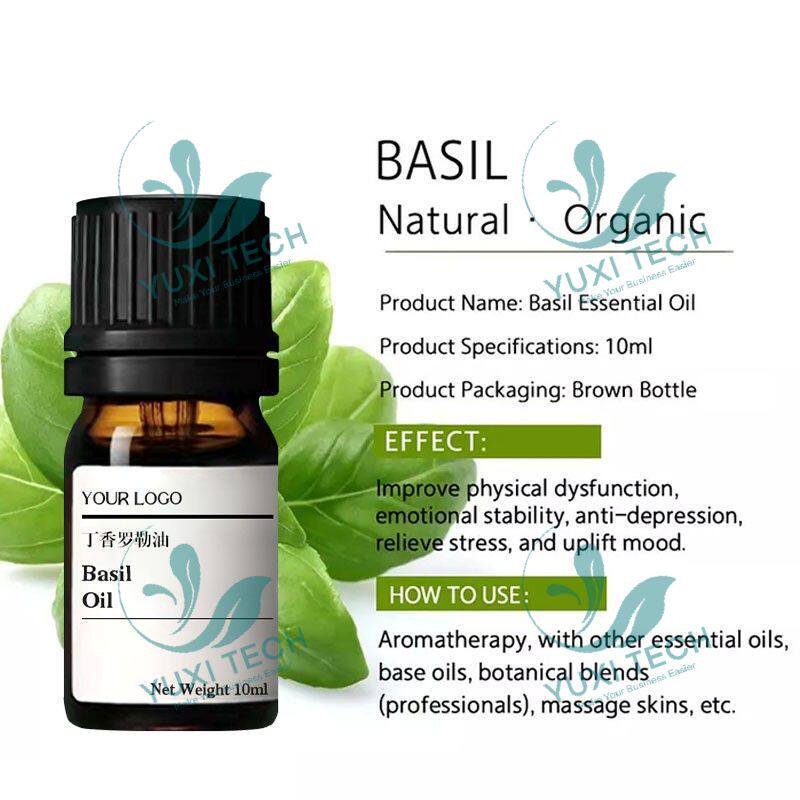 宇兮yuxi丁香罗勒油basil oil单方精油水溶丁香罗勒油精油皂香薰