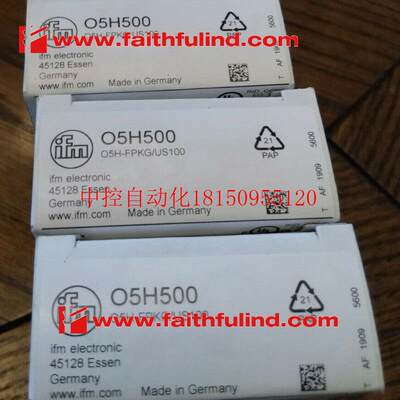 议价 O5H500 易福门全新漫反射光电传感器 O5H-FPKG/US100现货