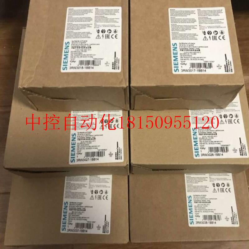 议价SIRIUS软起动器S0 25A 11kW/400V 3RW4026-1BB14螺钉端现货