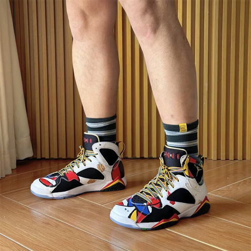 NIKE/耐克男鞋Air Jordan 7 AJ7 经典舒适运动篮球鞋 IQ6573-100