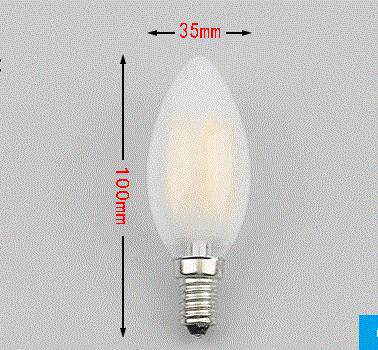 led蜡烛灯e14小螺口磨砂灯泡