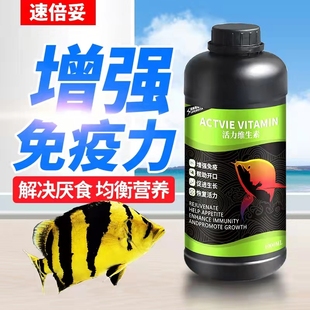 速倍妥龙鱼用益生菌维生素观赏鱼专用维他命营养液水族水质稳定剂