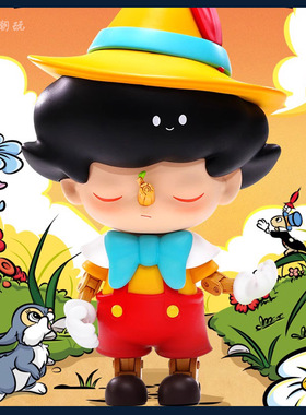 POP MART泡泡玛特 DIMOO匹诺曹大号手办潮玩 艺术摆件限量公仔