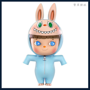 POP MART泡泡玛特 LABUBU男孩大号手办潮玩 拉布布收藏公仔摆件