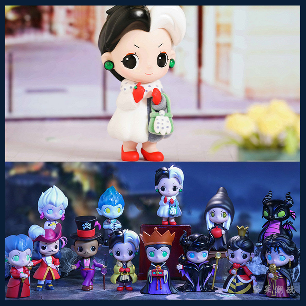 popmart泡泡玛特 迪士尼反派系列盲盒后妈盛宴摆件公仔礼物确认款