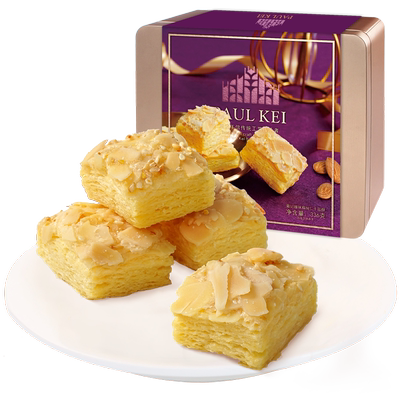 葡记扁桃仁千层酥336g松塔饼干