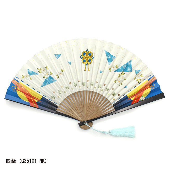 일본 구매 대리점 MAISHANDO LIMITED 교토 부채 역사 일본식 일본식 부채 단일 제품 SHIJO NISHIKI KOJI 종이 부채