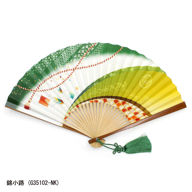 일본 구매 대리점 MAISHANDO LIMITED 교토 부채 역사 일본식 일본식 부채 단일 제품 SHIJO NISHIKI KOJI 종이 부채