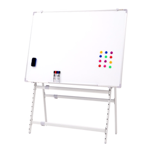 齐富白板写字板支架式黑板商用办公培训移动黑板可折叠升降白板记事板磁性小黑板家用教学可擦看板讲课手写板