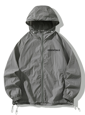 ESSENTIALS衣男款户外专用钓鱼冰丝皮肤衣遮阳夏季防紫外线