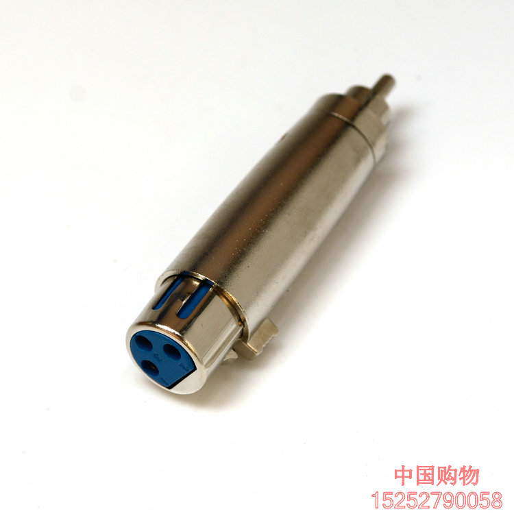 J3P变rca接头调音台转换头卡龙头卡农母头三孔卡侬插头转莲花公头