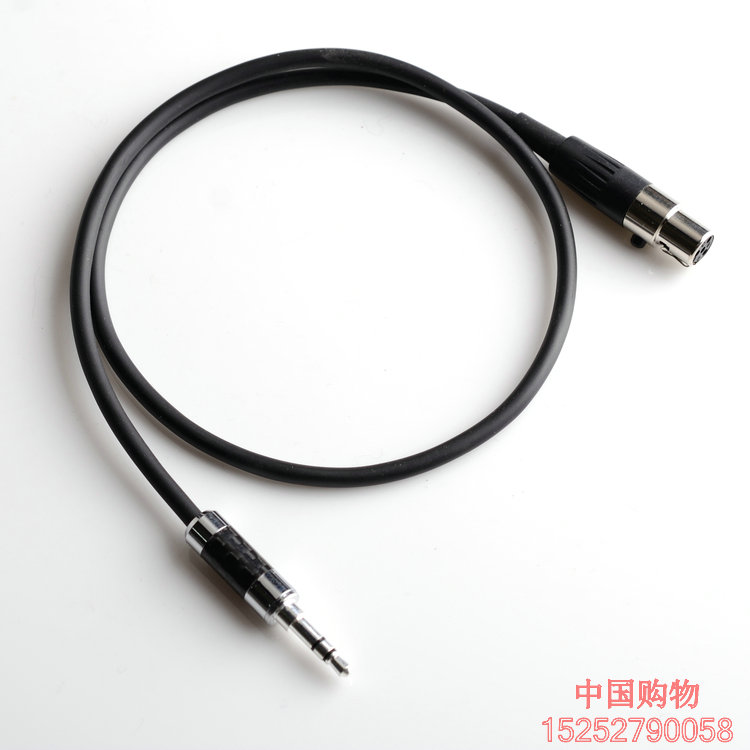 迷你卡农四针4pin卡龙母转小三芯耳机插头3.5电脑插头三芯卡农3芯