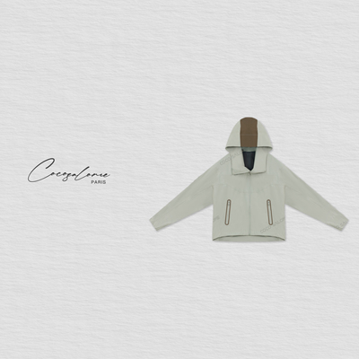 高级感连帽户外冲锋衣外套女秋季