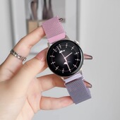 适用华为GT4手表表带watch4pro buds磁吸米兰尼斯渐变gt3 gt2高级感创意荣耀magic2金属钢带ecg夏季 新款 女款