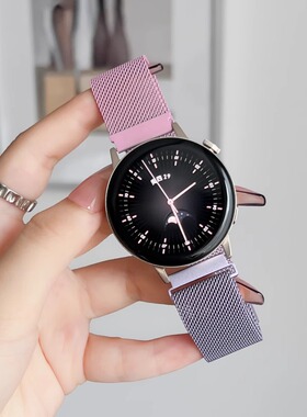 新款适用华为GT4手表表带watch4pro/buds磁吸米兰尼斯渐变gt3/gt2高级感创意荣耀magic2金属钢带ecg夏季女款