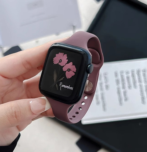 乐诺iwatch9细款液态硅胶表带