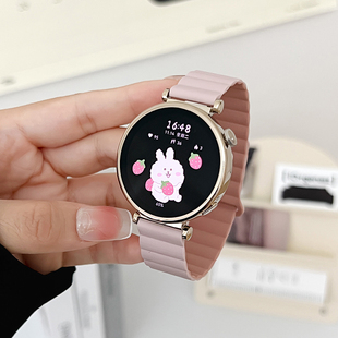 适用华为GT5pro表带gt4磁吸硅胶watch3pro手表watch4pro回环gt2表带运动watchgt4替换带gt2时尚 配件秋冬新款